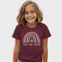 Teach Love Inspire Rainbow, Tricou Copii