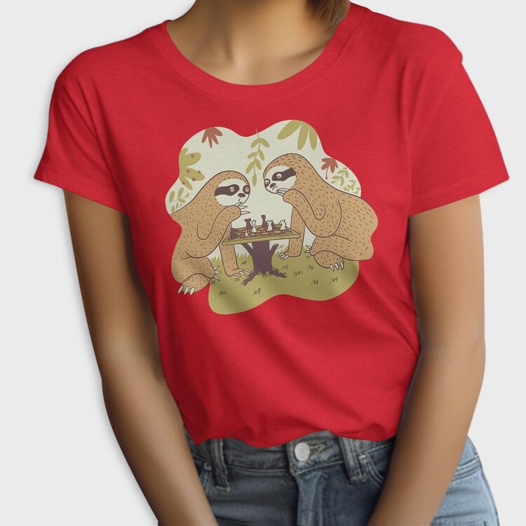 Sloths Chess, Tricou Femei