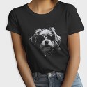 Dogs Unglasses Monochrome, Tricou Femei