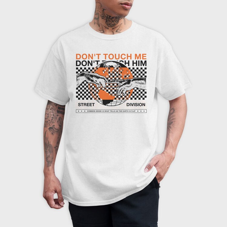 Don T Touch Me 1, Tricou Barbati (Unisex)