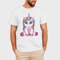 Big Eyes Unicorn, Tricou Barbati (Unisex)