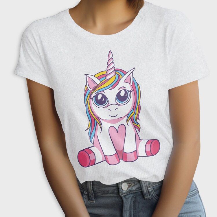 Big Eyes Unicorn, Tricou Femei