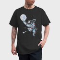 Astronaut Moon Basket, Tricou Barbati (Unisex)