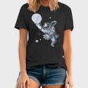 Astronaut Moon Basket, Tricou Barbati (Unisex)