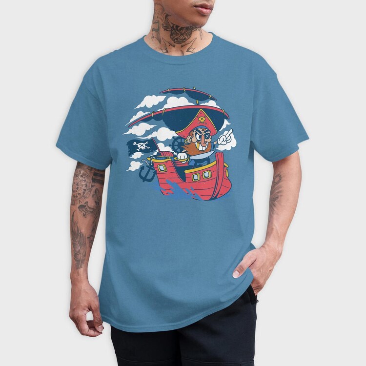 Pirate Cartoon, Tricou Barbati (Unisex)