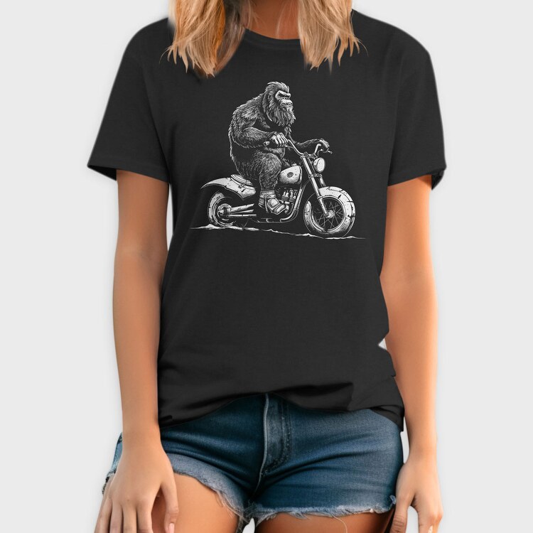 Big Foot Motorcycle, Tricou Barbati (Unisex)