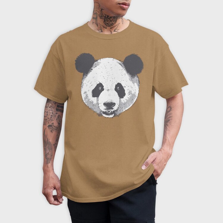 Panda Head, Tricou Barbati (Unisex)