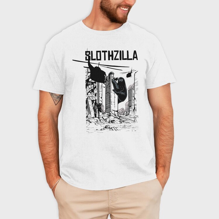 Slothzilla, Tricou Barbati (Unisex)