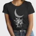 Skeletons Couple Guitar Moon, Tricou Femei