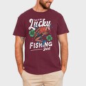 Lucky Fishing, Tricou Barbati (Unisex)