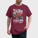 Lucky Fishing, Tricou Barbati (Unisex)