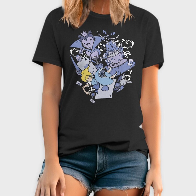 Alice Wonderland, Tricou Barbati (Unisex)