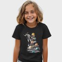 Astronaut Planets Christmas Tree, Tricou Copii