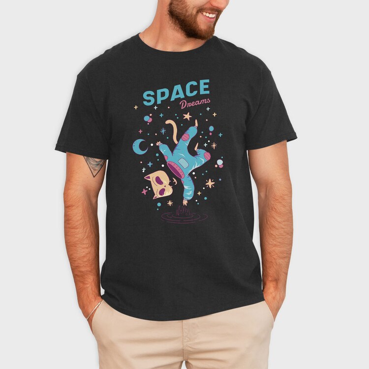 Space Dreams, Tricou Barbati (Unisex)