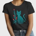 Christmas Cat Flat, Tricou Femei