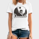 Downhill Monochrome, Tricou Barbati (Unisex)