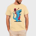 Skeleton Dab Ridinf Trex, Tricou Barbati (Unisex)