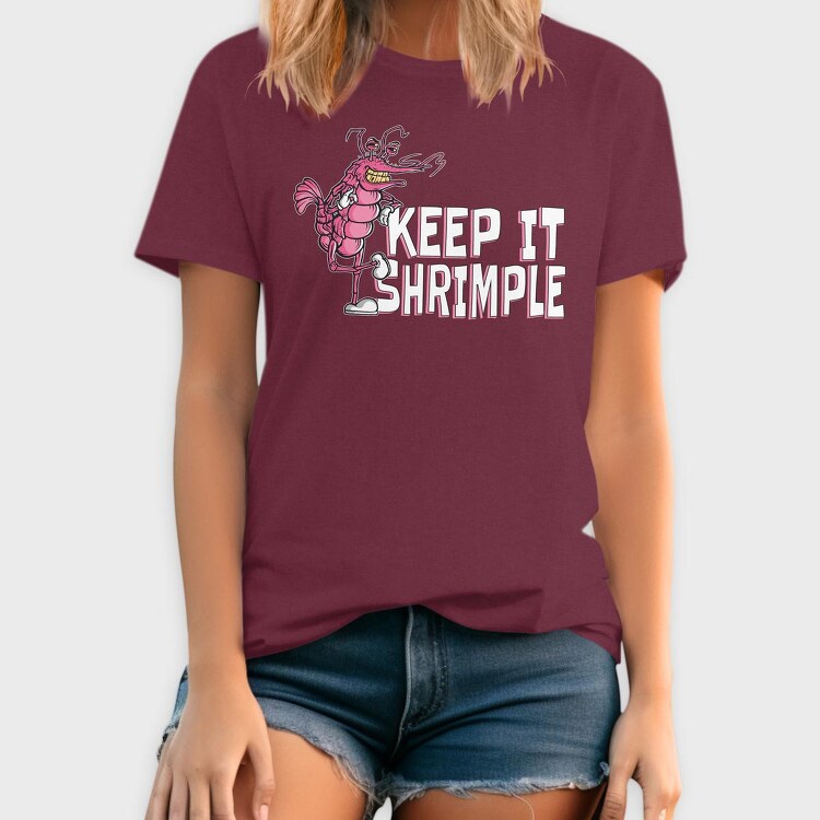 Keep It Shrimple, Tricou Barbati (Unisex)