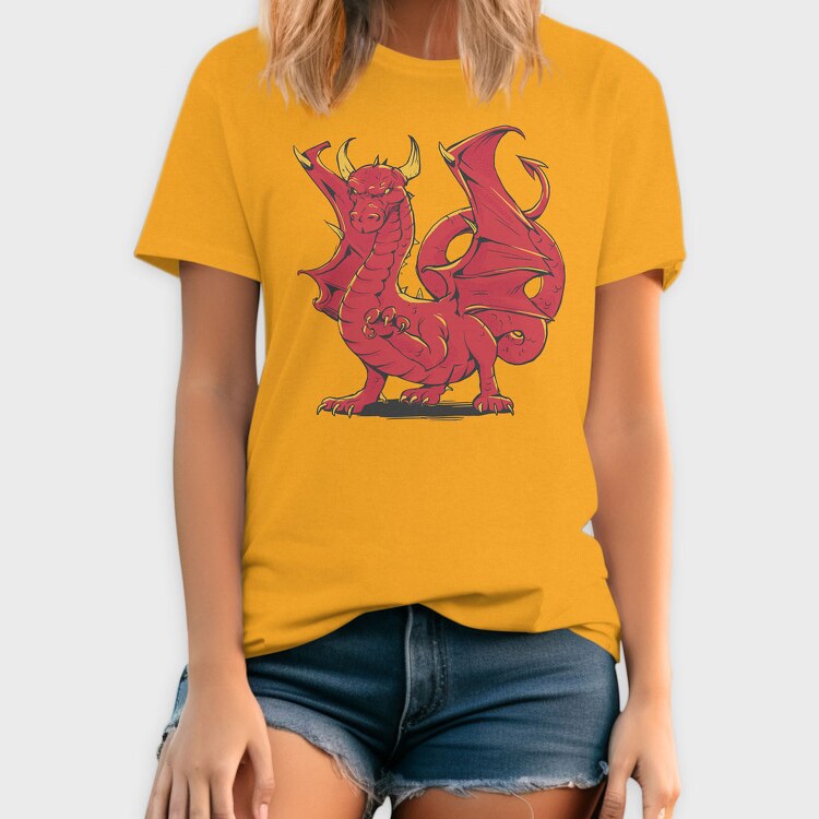 Dragon Red, Tricou Barbati (Unisex)