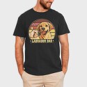 Labrador Dad Retro, Tricou Barbati (Unisex)