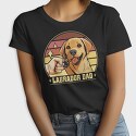 Labrador Dad Retro, Tricou Femei
