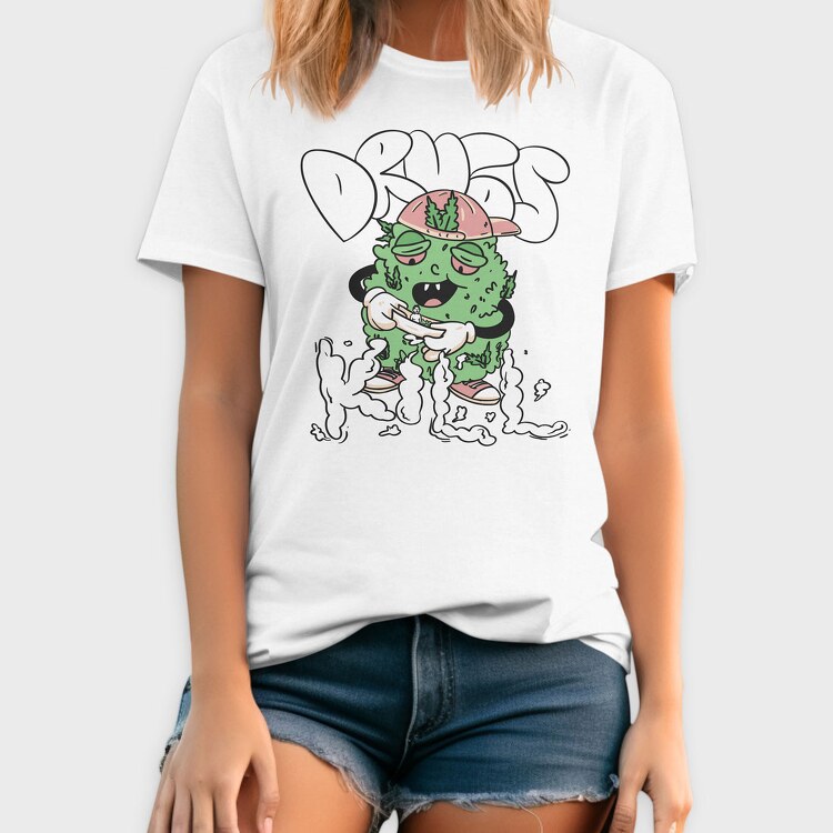 Drugs Kill, Tricou Barbati (Unisex)