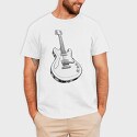 Guitar Draw, Tricou Barbati (Unisex)
