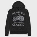 Im a Classic Motorcycle, Hanorac Oversize Barbati (Unisex)