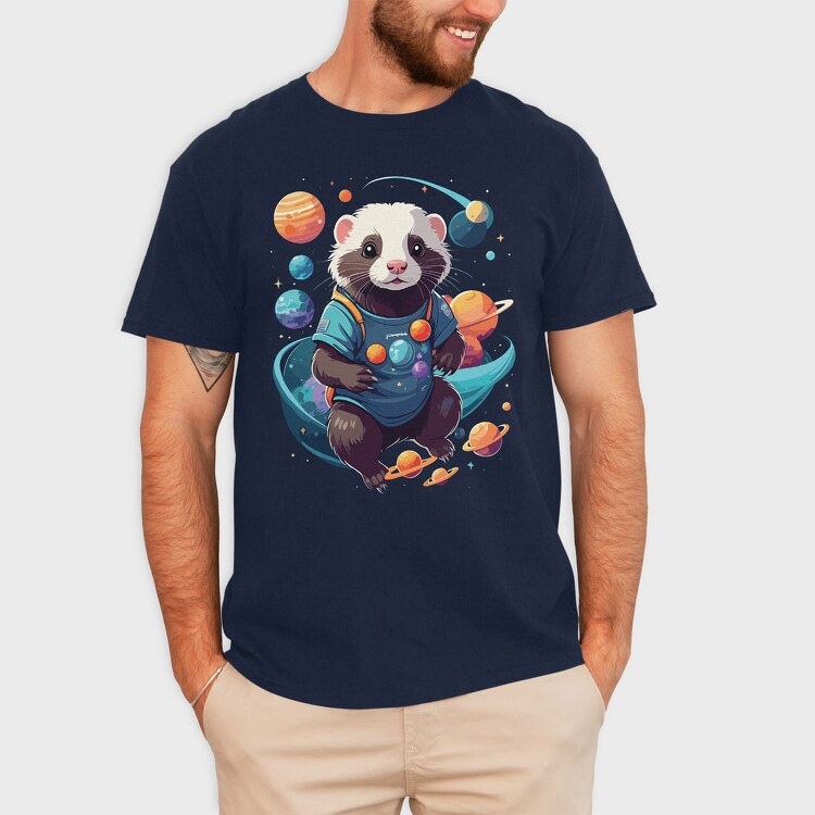 Ferret Sapce, Tricou Barbati (Unisex)
