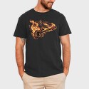 Guitar on Fire, Tricou Barbati (Unisex)