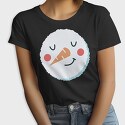 Christmas Snowman Faces 10, Tricou Femei
