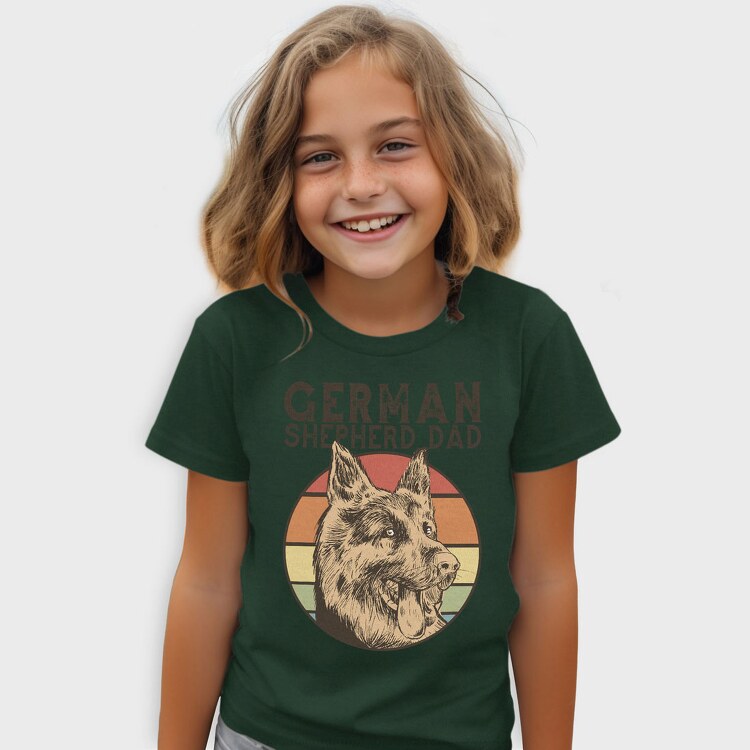 German Shepherd Dad, Tricou Copii