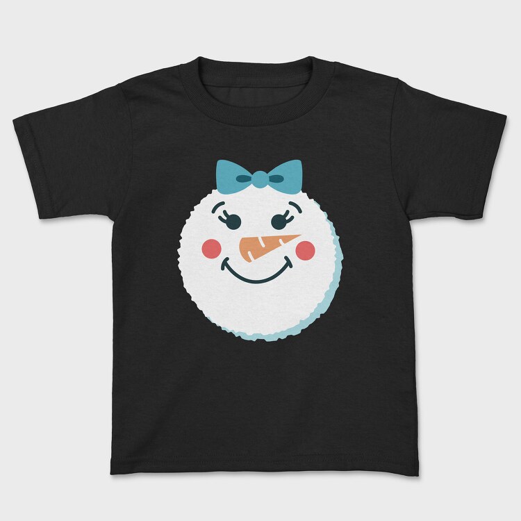 Christmas Snowman Faces 2, Tricou Copii