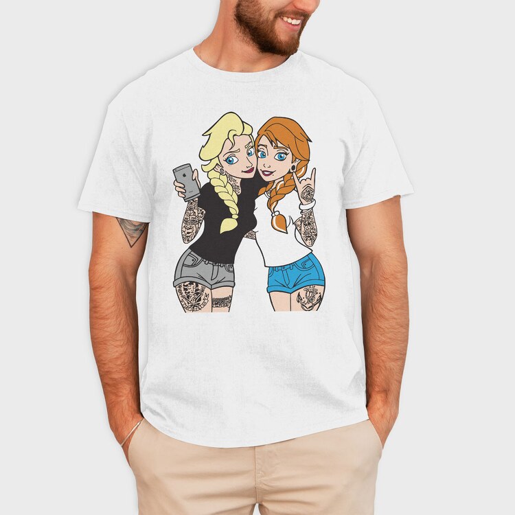 Princess Rockstar 1, Tricou Barbati (Unisex)