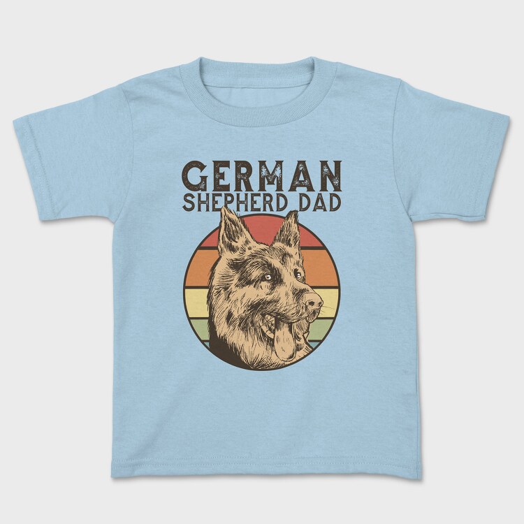 German Shepherd Dad, Tricou Copii