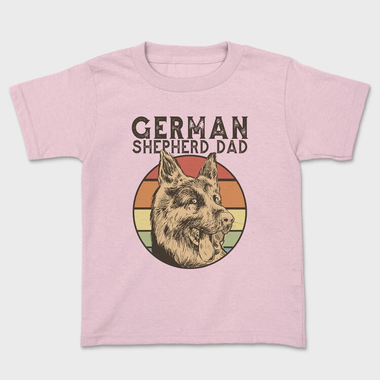German Shepherd Dad, Tricou Copii