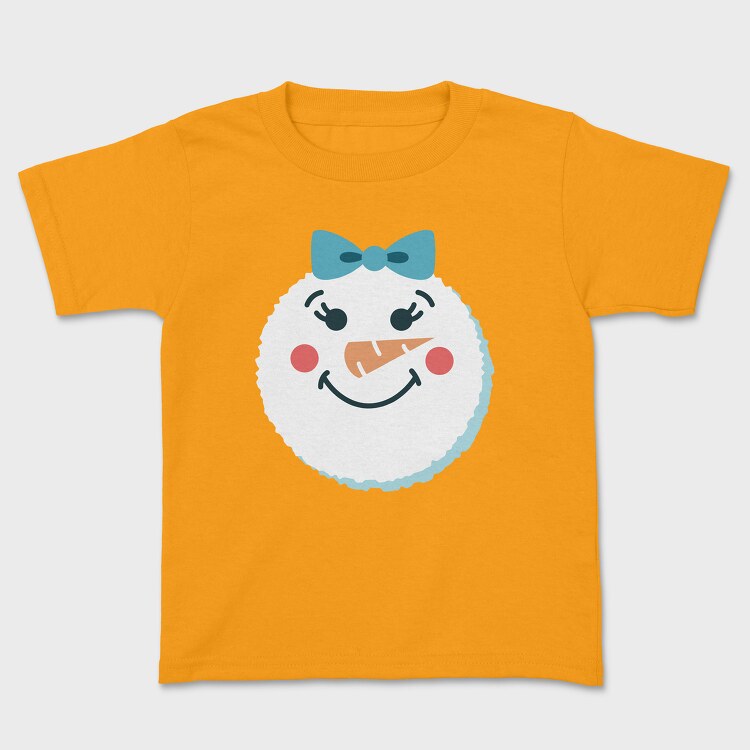 Christmas Snowman Faces 2, Tricou Copii