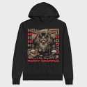 Trend Merry Krampus Japanese, Hanorac Oversize Barbati (Unisex)