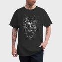 German Shepherd Monochrome, Tricou Barbati (Unisex)