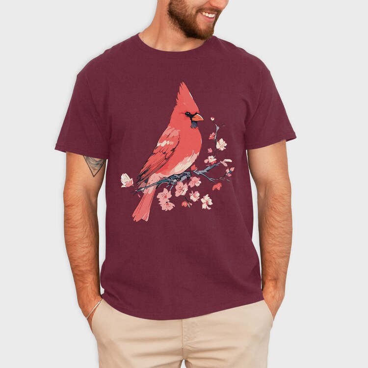 Bird Blossom, Tricou Barbati (Unisex)