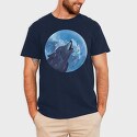 Moon Wolf, Tricou Barbati (Unisex)