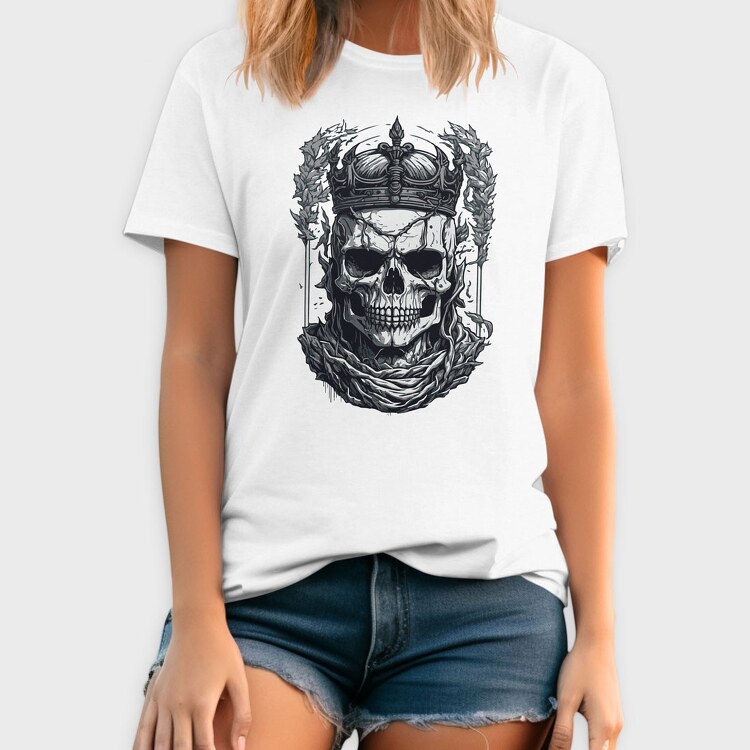 Skull Crown, Tricou Barbati (Unisex)