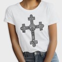 Germanic Cross Handdrawn, Tricou Femei