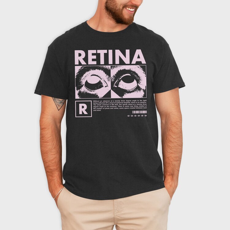 Retina 2, Tricou Barbati (Unisex)