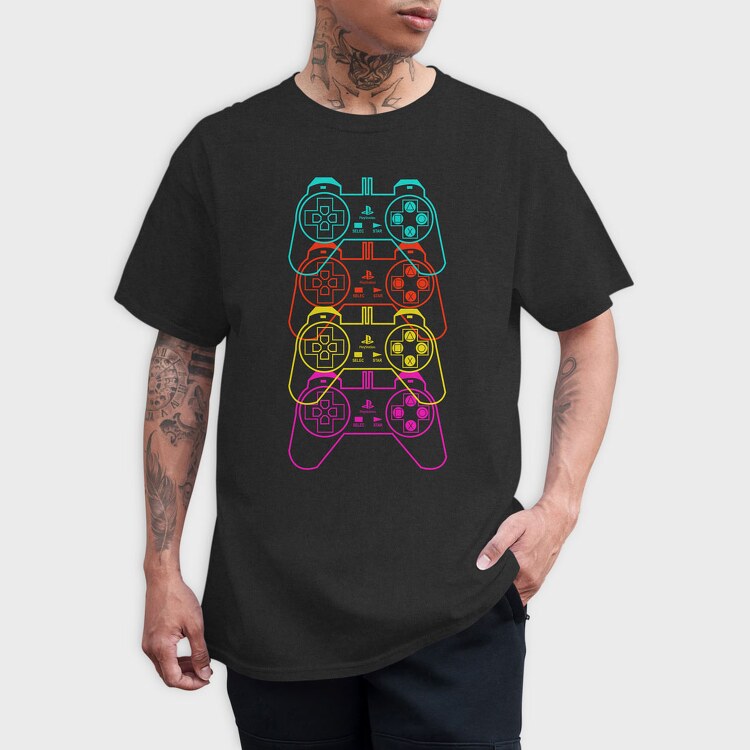 Retro Controller, Tricou Barbati (Unisex)