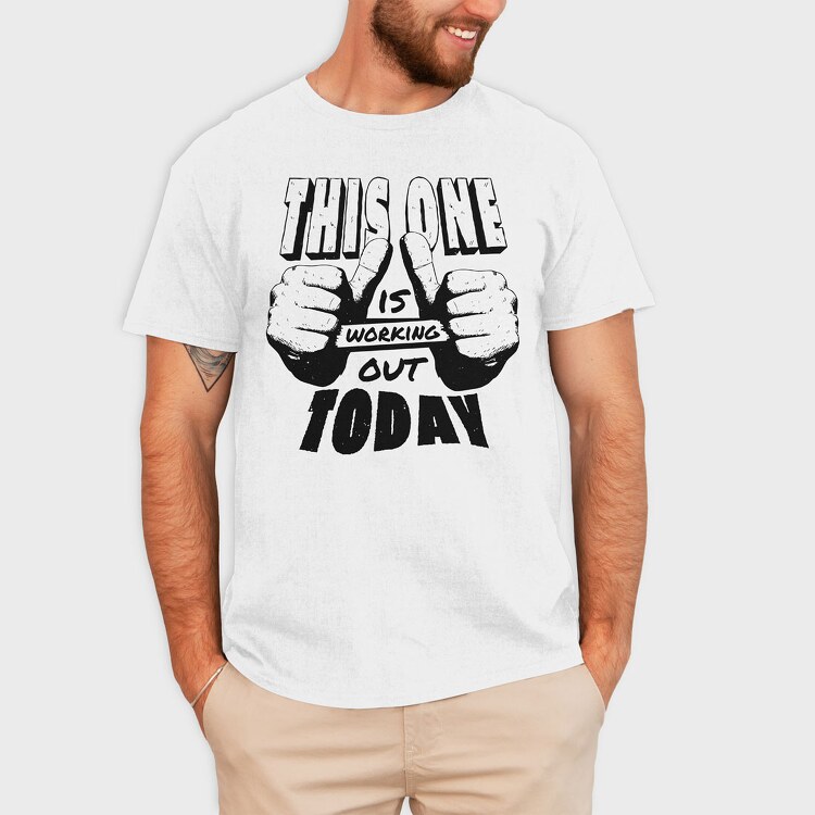 Working Out, Tricou Barbati (Unisex)