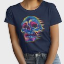 Skull Effect Colorful, Tricou Femei