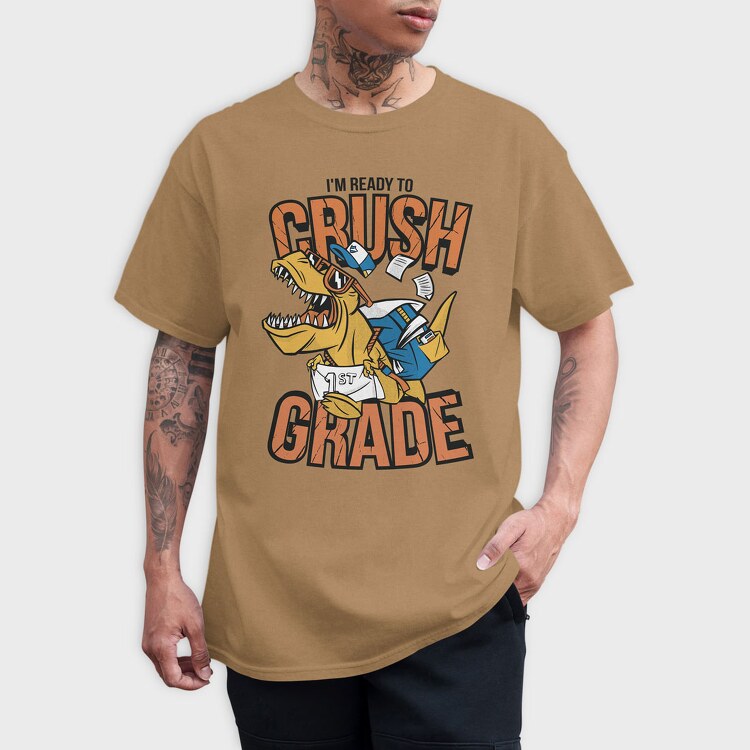 Trex Ready to Crush, Tricou Barbati (Unisex)