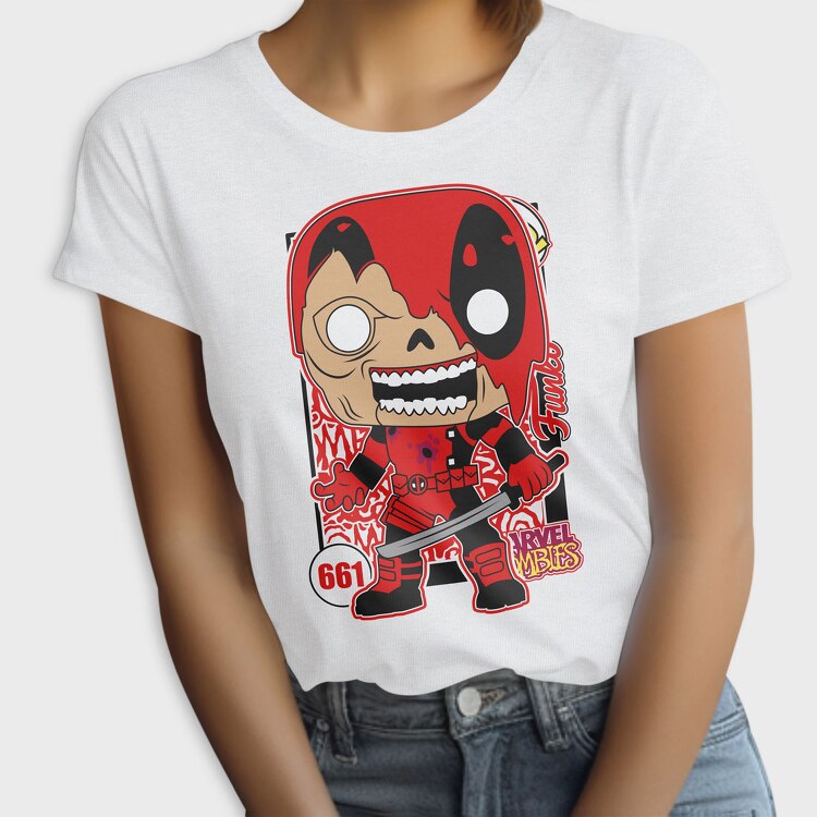 Funko Marvel Zombies deadpool, Tricou Femei