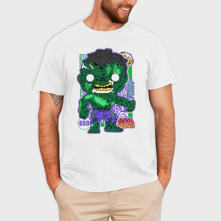 Funko Marvel Zombies hulk, Tricou Barbati (Unisex)
